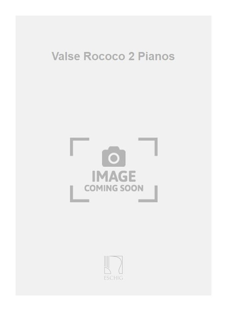 Valse Rococo 2 Pianos